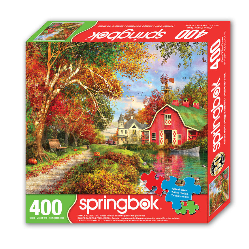 Autumn Barn 400 Piece Puzzle