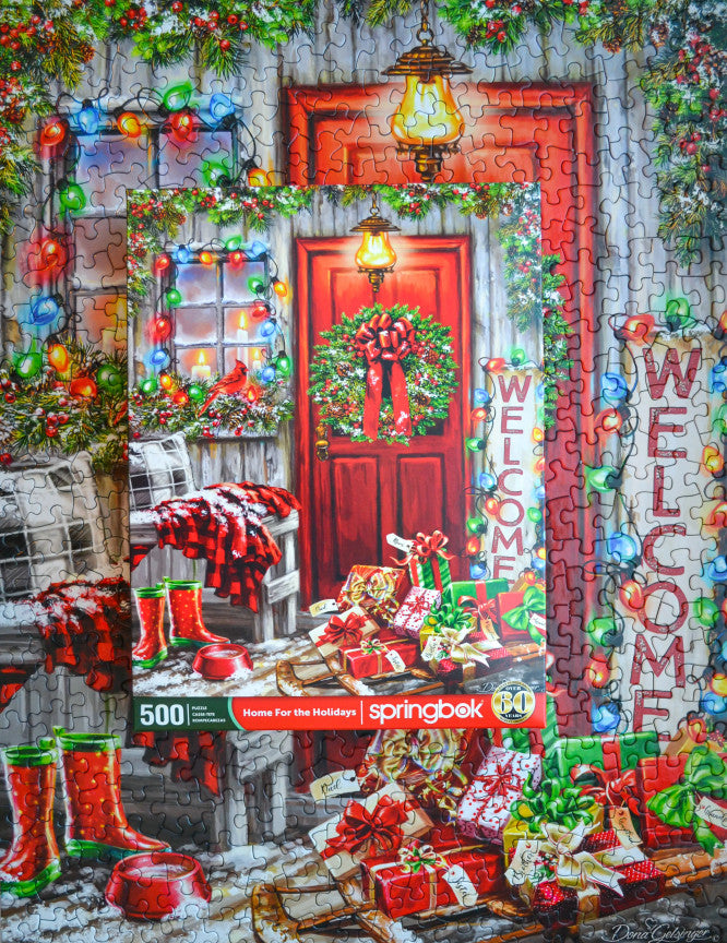 Home for the Holidays 500 Piece Puzzle