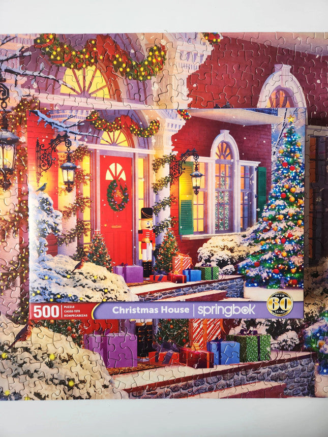 Christmas House 500 Piece Puzzle