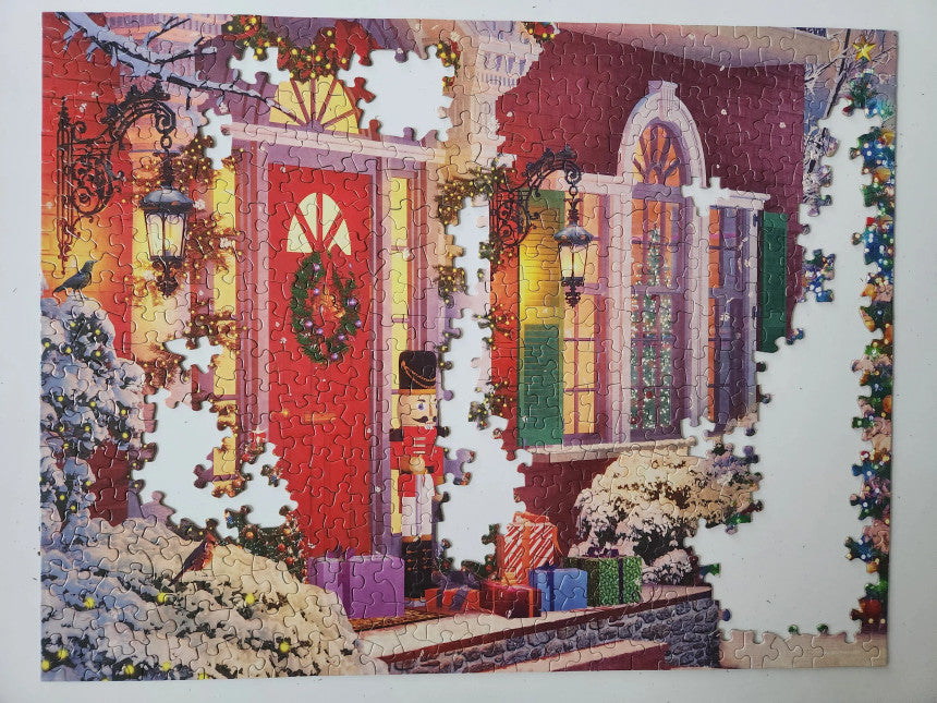 Christmas House 500 Piece Puzzle