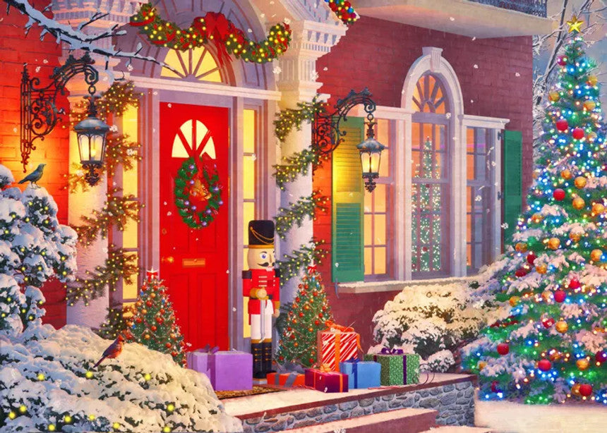 Christmas House 500 Piece Puzzle