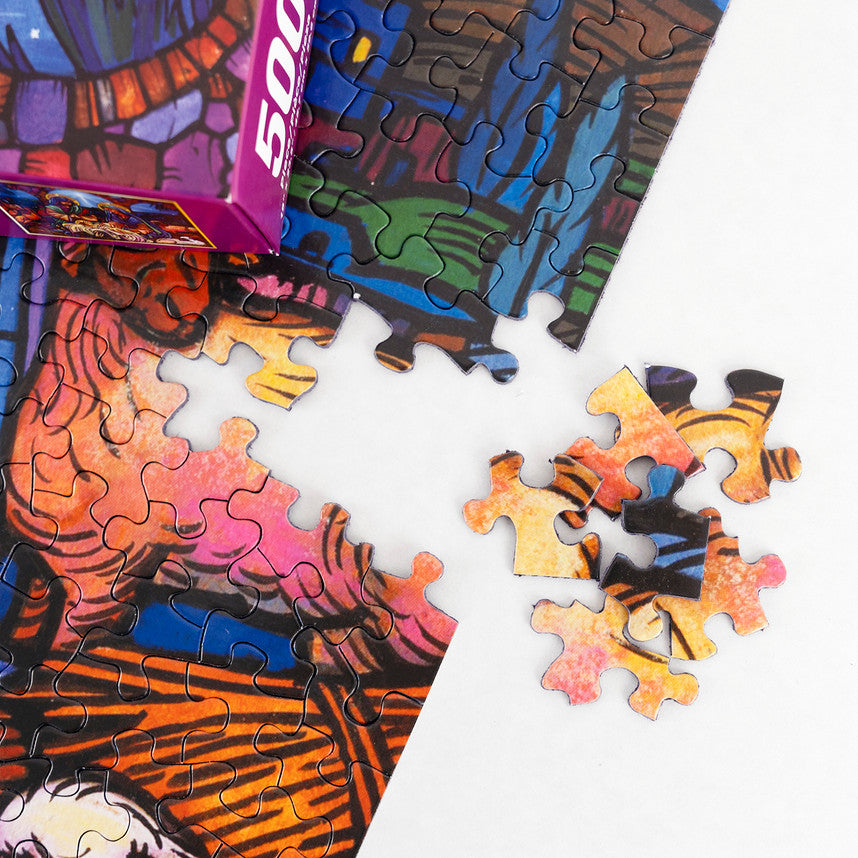 Stained Glass Nativity 500 Piece Puzzle