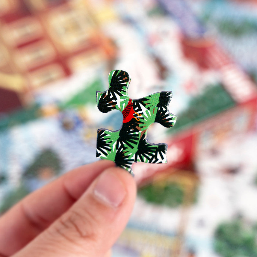 Winter Bed and Breakfast 500 Piece Puzzle