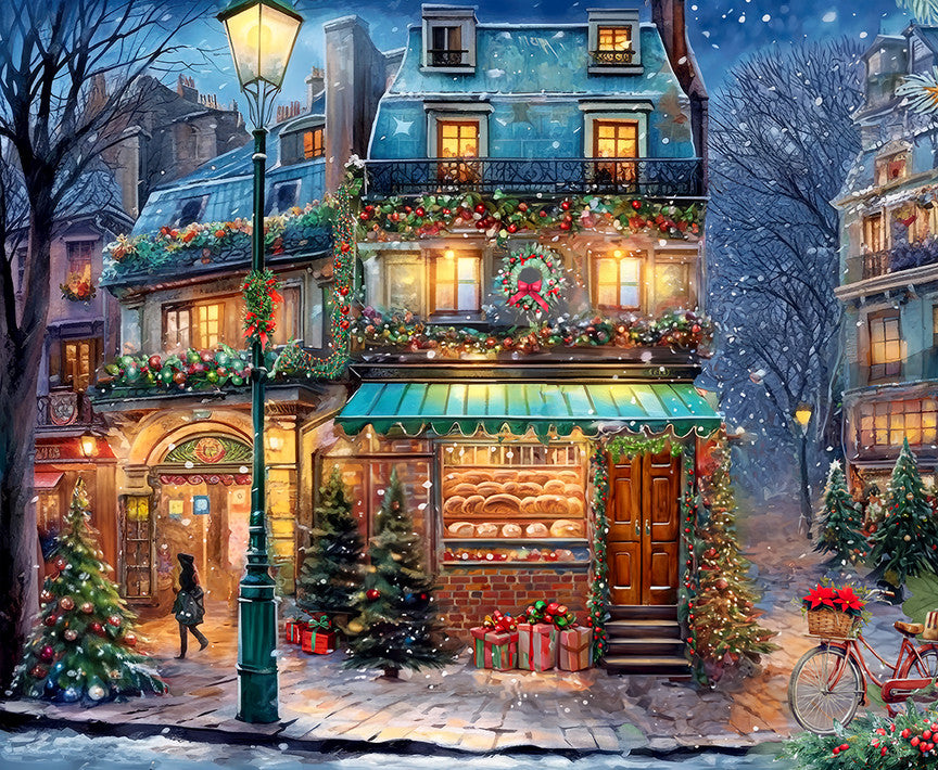 Winter Wonderland Café 500 Piece Puzzle