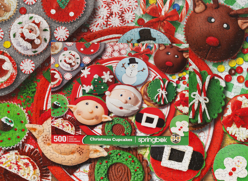 Christmas Cupcakes 500 Piece Puzzle