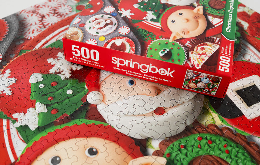 Christmas Cupcakes 500 Piece Puzzle