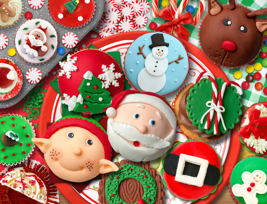 Christmas Cupcakes 500 Piece Puzzle