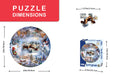 Winter Wonderland 500 Piece Round Puzzle