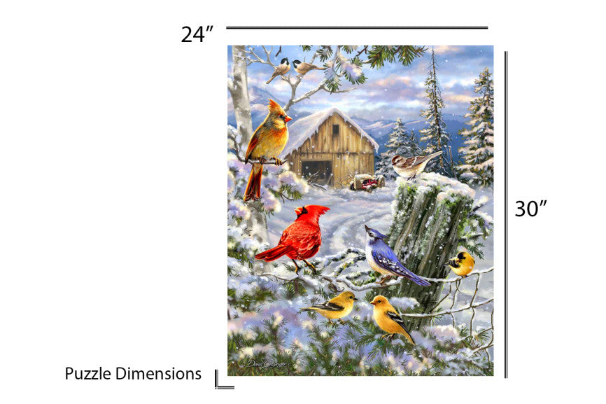 SPRGBK Frosty Morning Song 1000 Piece Puzzle