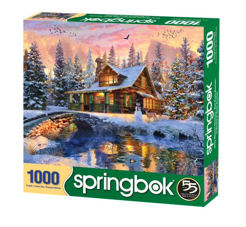 Rocky Mountain Christmas 1000 Piece Puzzle