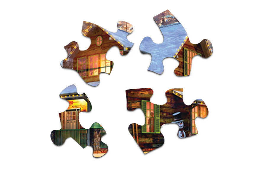 Rocky Mountain Christmas 1000 Piece Puzzle