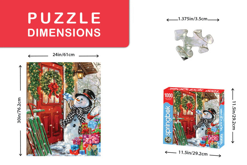Delivering Gifts 1000 Piece Puzzle