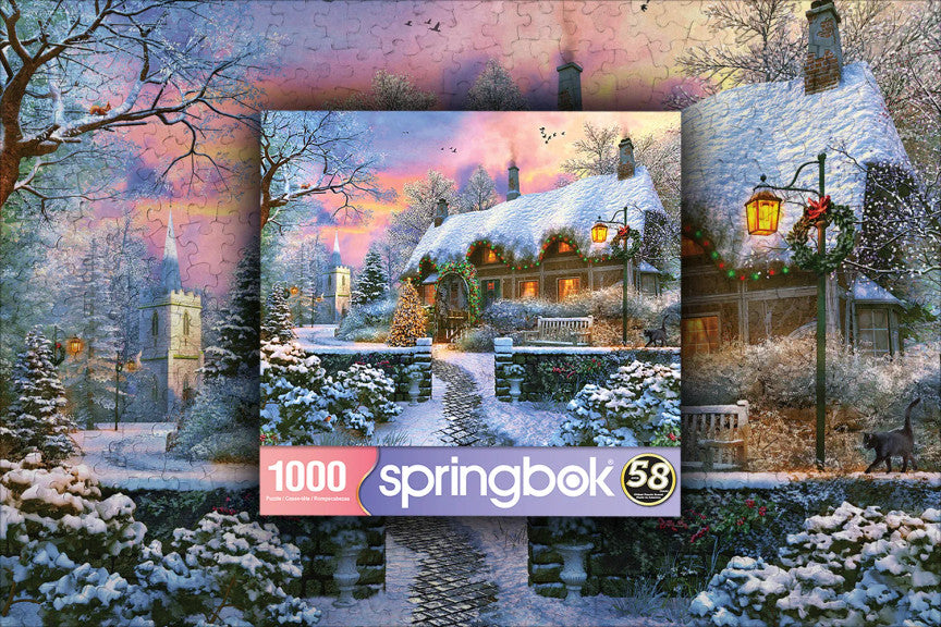 Christmas Cottage 1000 Piece Puzzle