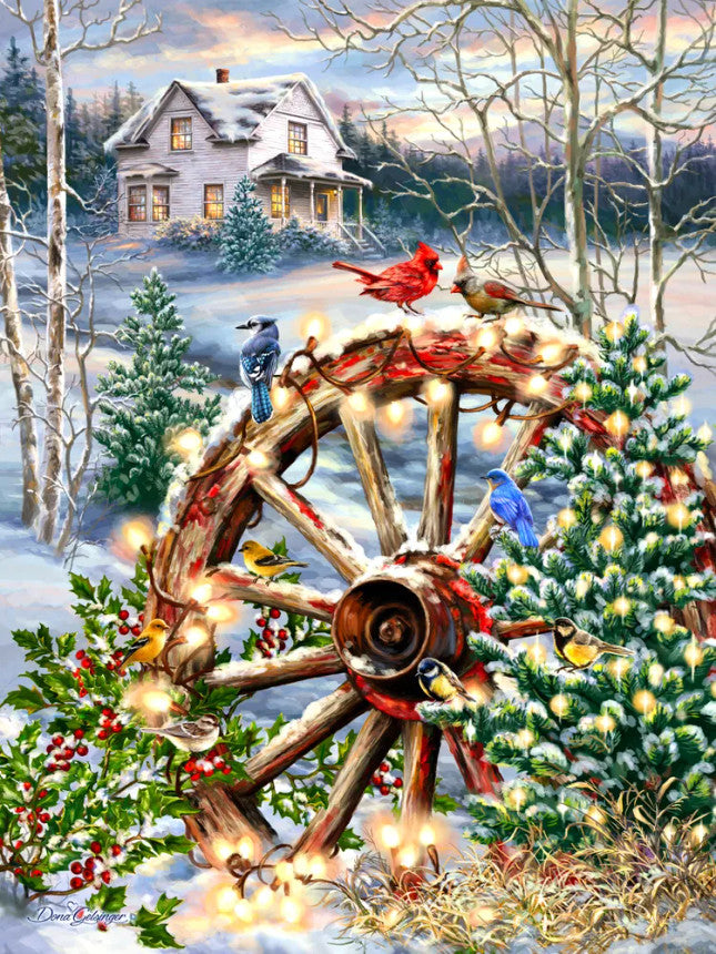 Country Christmas 1000 Piece Puzzle