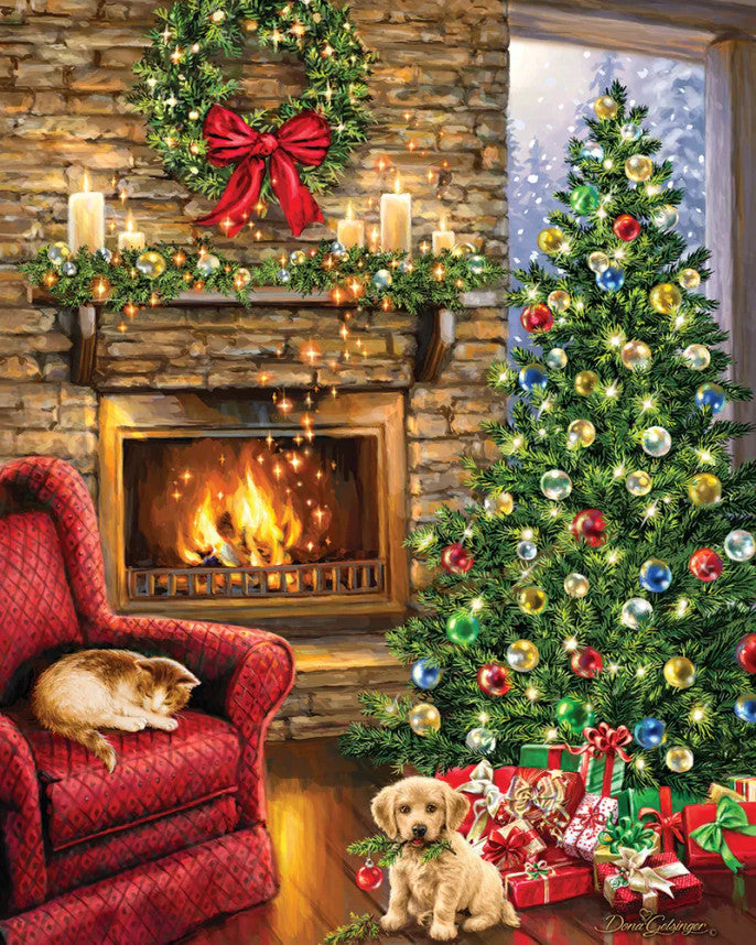 Fireside Christmas 1000 Piece Puzzle