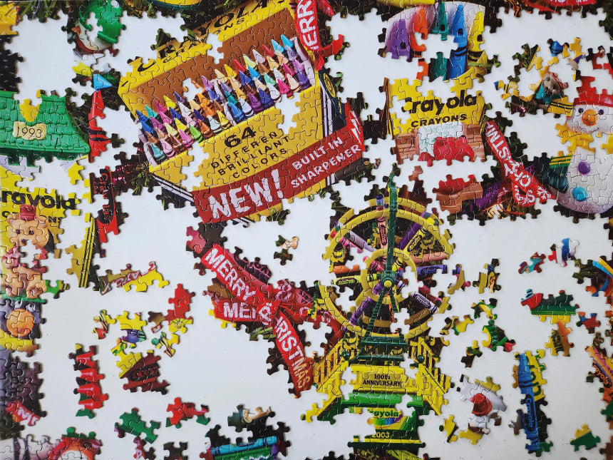 Crayola Crafty Christmas 1000 Piece Puzzle