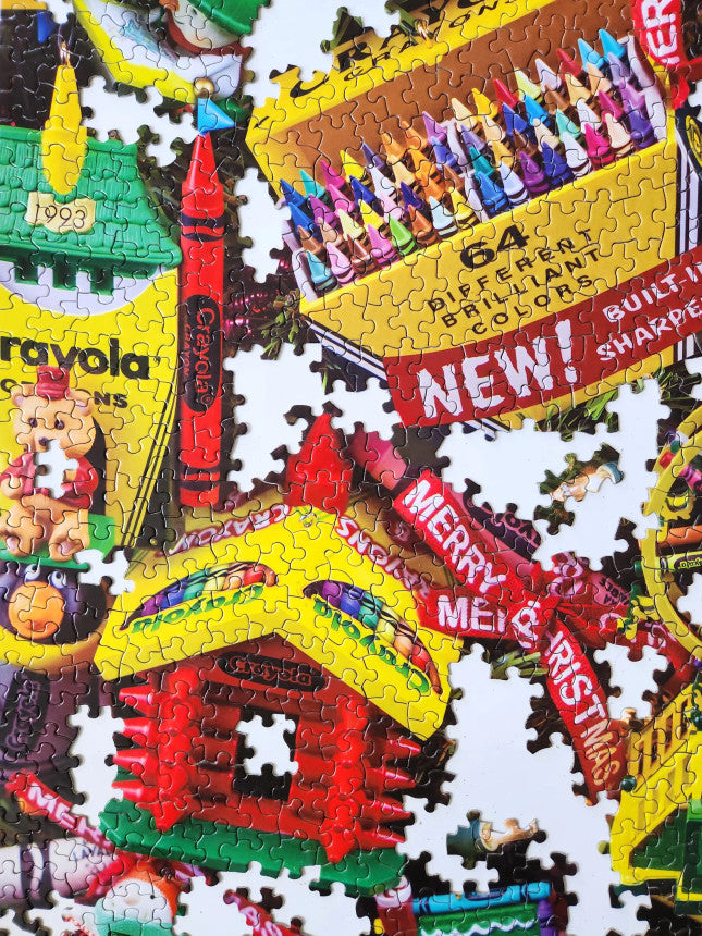 Crayola Crafty Christmas 1000 Piece Puzzle