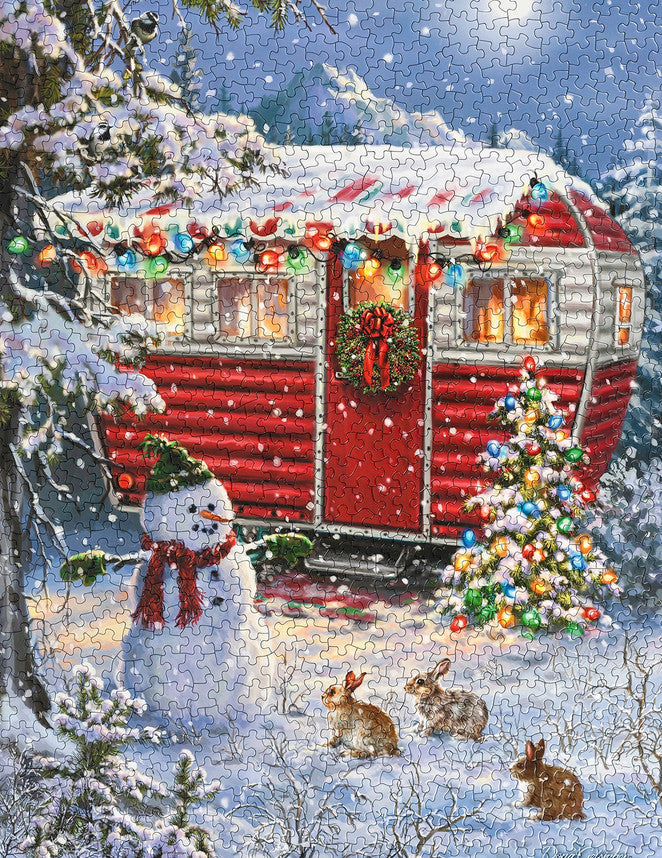 Snowy Retreat 1000 Piece Puzzle