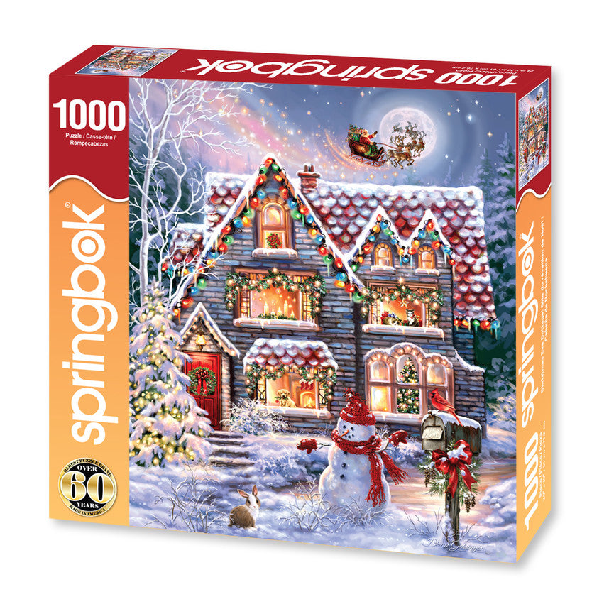 Christmas Eve Cottage 1000 Piece Puzzle