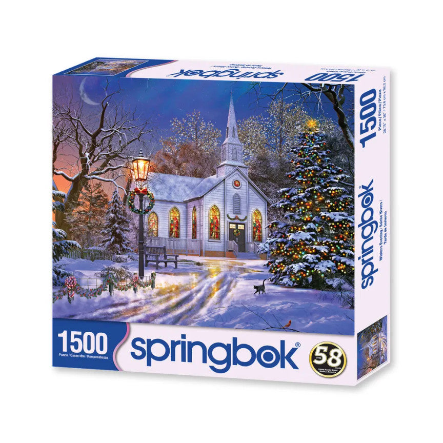 SPRGBK Winters Evening 1500 Piece Puzzle