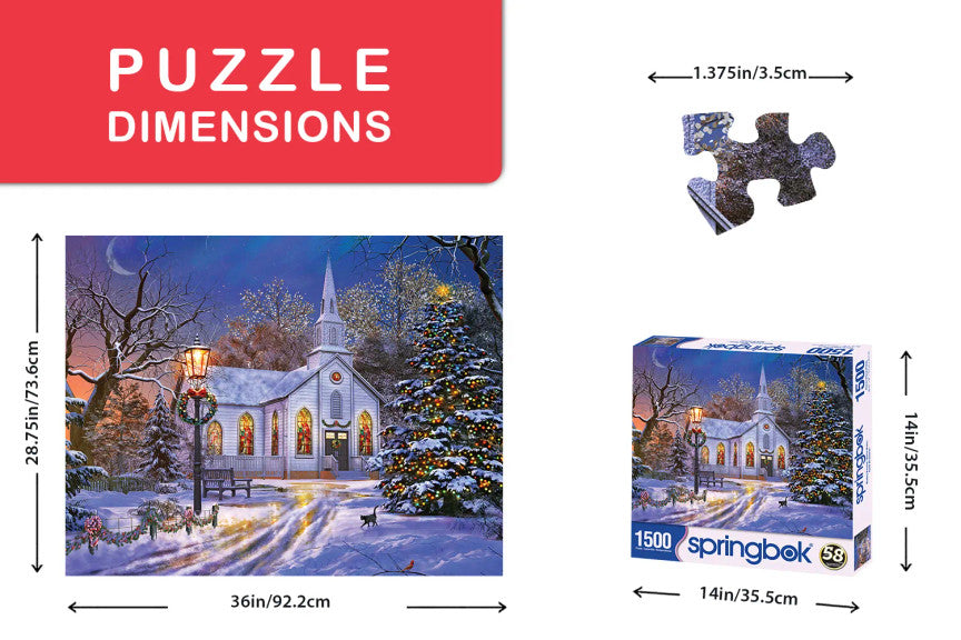 SPRGBK Winters Evening 1500 Piece Puzzle