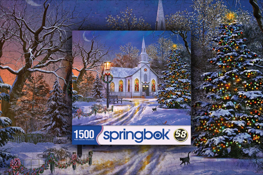 SPRGBK Winters Evening 1500 Piece Puzzle