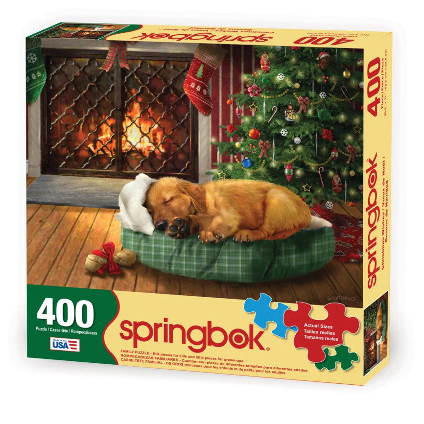 SPRGBK Christmas Wishes 400 Piece Family Puzzle