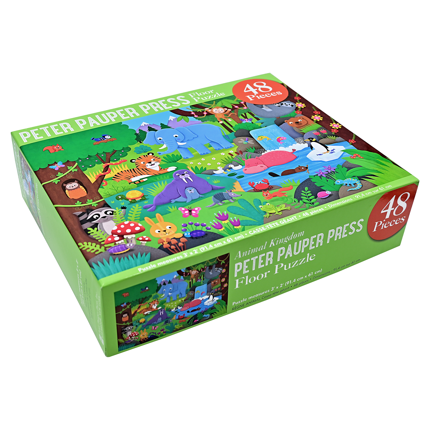 PTR Animal Kingdom Floor Puzzle - 48 Pieces