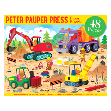 Construction Site Kids' 48 Piece Floor Puzzle