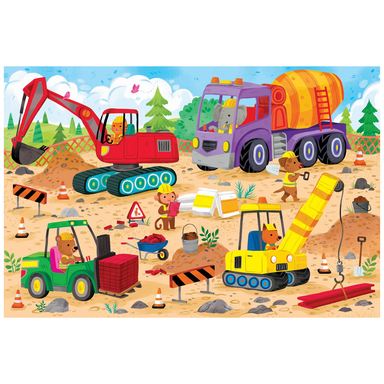 Construction Site Kids' 48 Piece Floor Puzzle