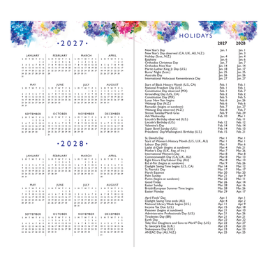 Hydrangeas 2027-2028 2-Year Pocket Planner