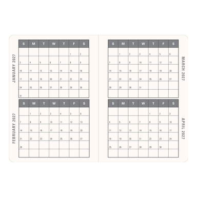 PTR 2027 Wildflower Garden Weekly Planner