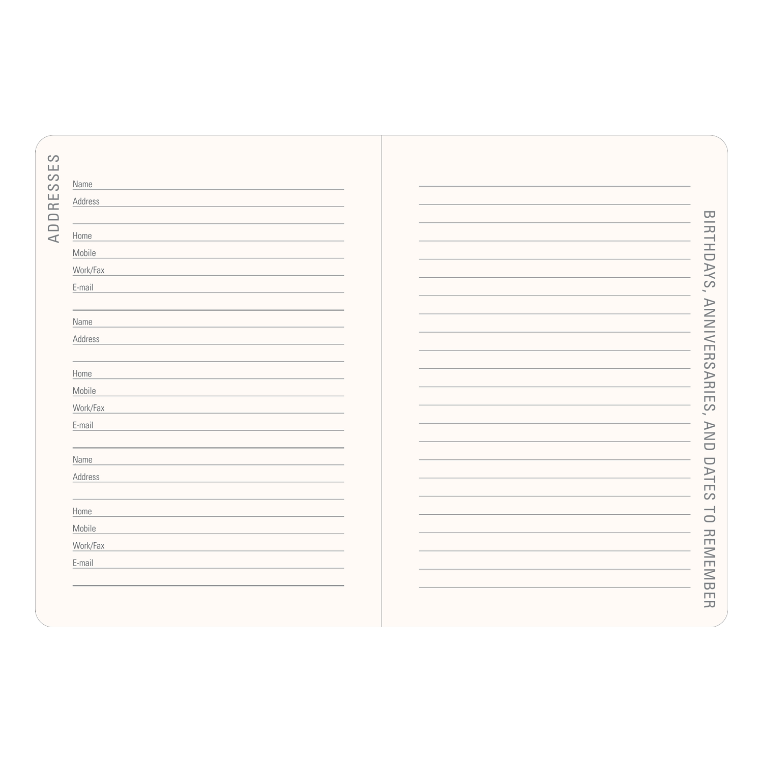 PTR 2027 Wildflower Garden Weekly Planner