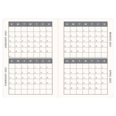 Floral Watercolor 2027 Weekly Planner