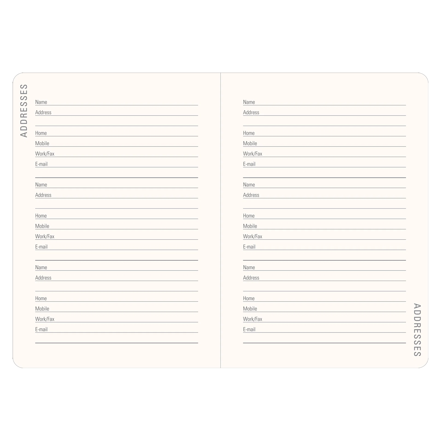 PTR 2027 Highland Cow Weekly Planner