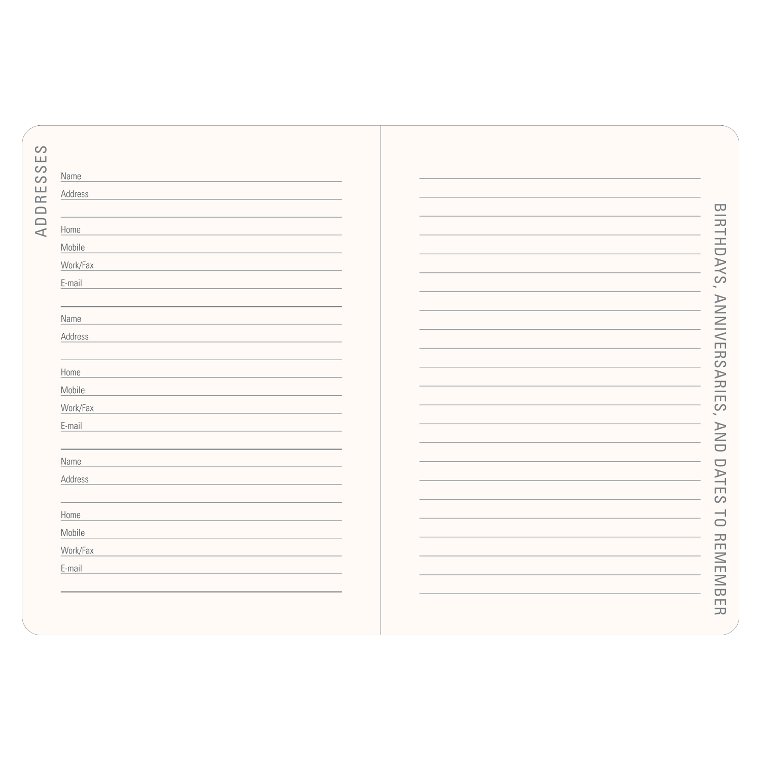 PTR 2027 Highland Cow Weekly Planner