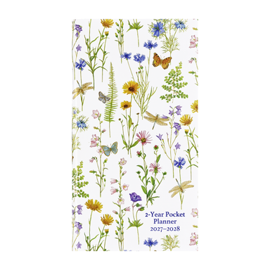 PTR 2027-28 Wildflower Garden 2-Year Pocket Planner