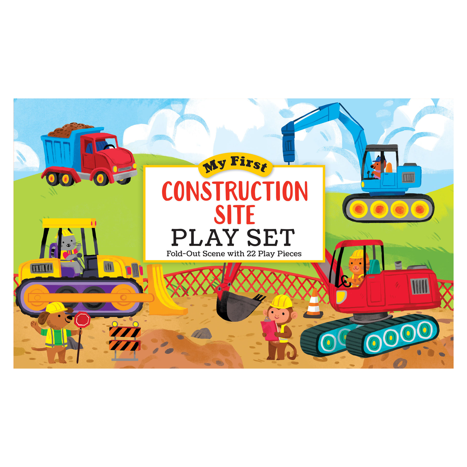 Construction Site Fold-Out Play Set
