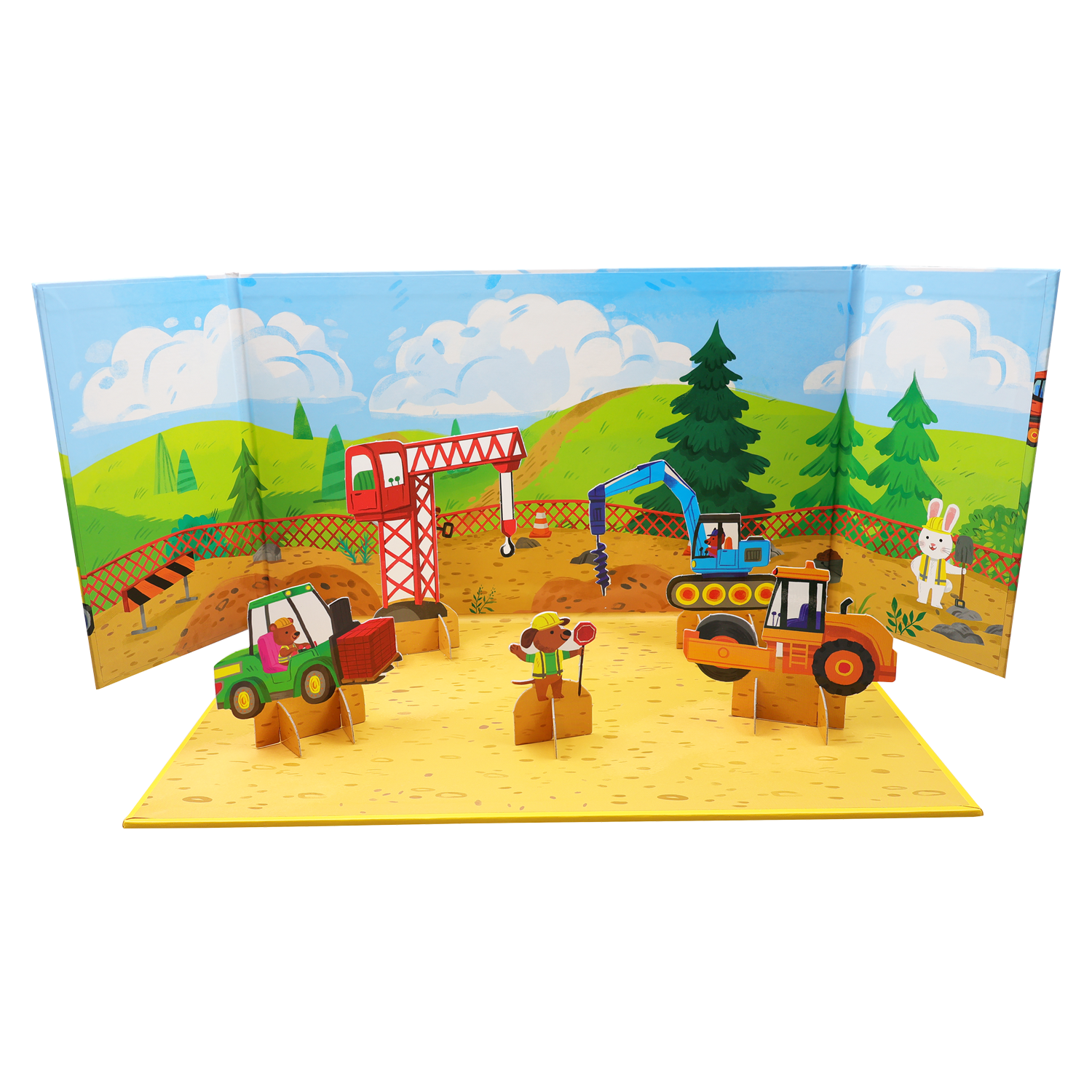 Construction Site Fold-Out Play Set