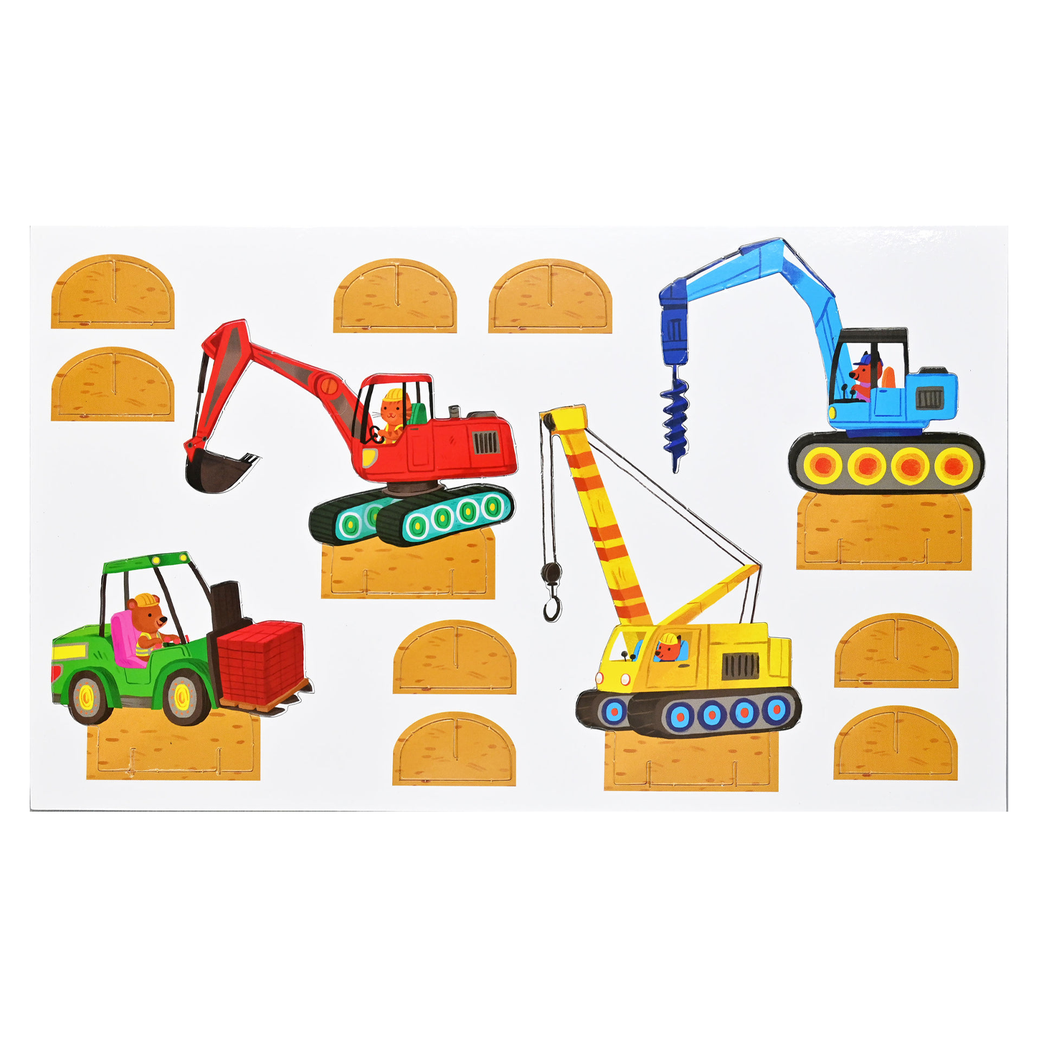 Construction Site Fold-Out Play Set