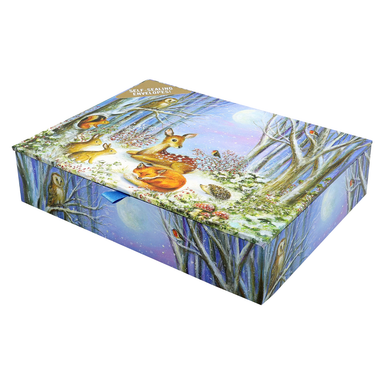 Peaceful Forest Friends Deluxe Boxed Holiday Cards