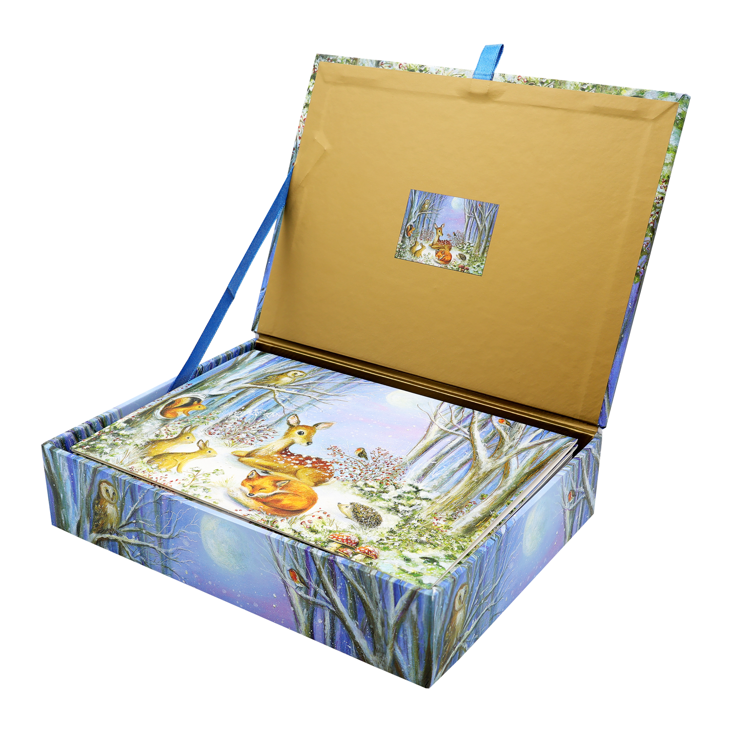 PTR Peaceful Forest Friends Deluxe Boxed Holiday Cards