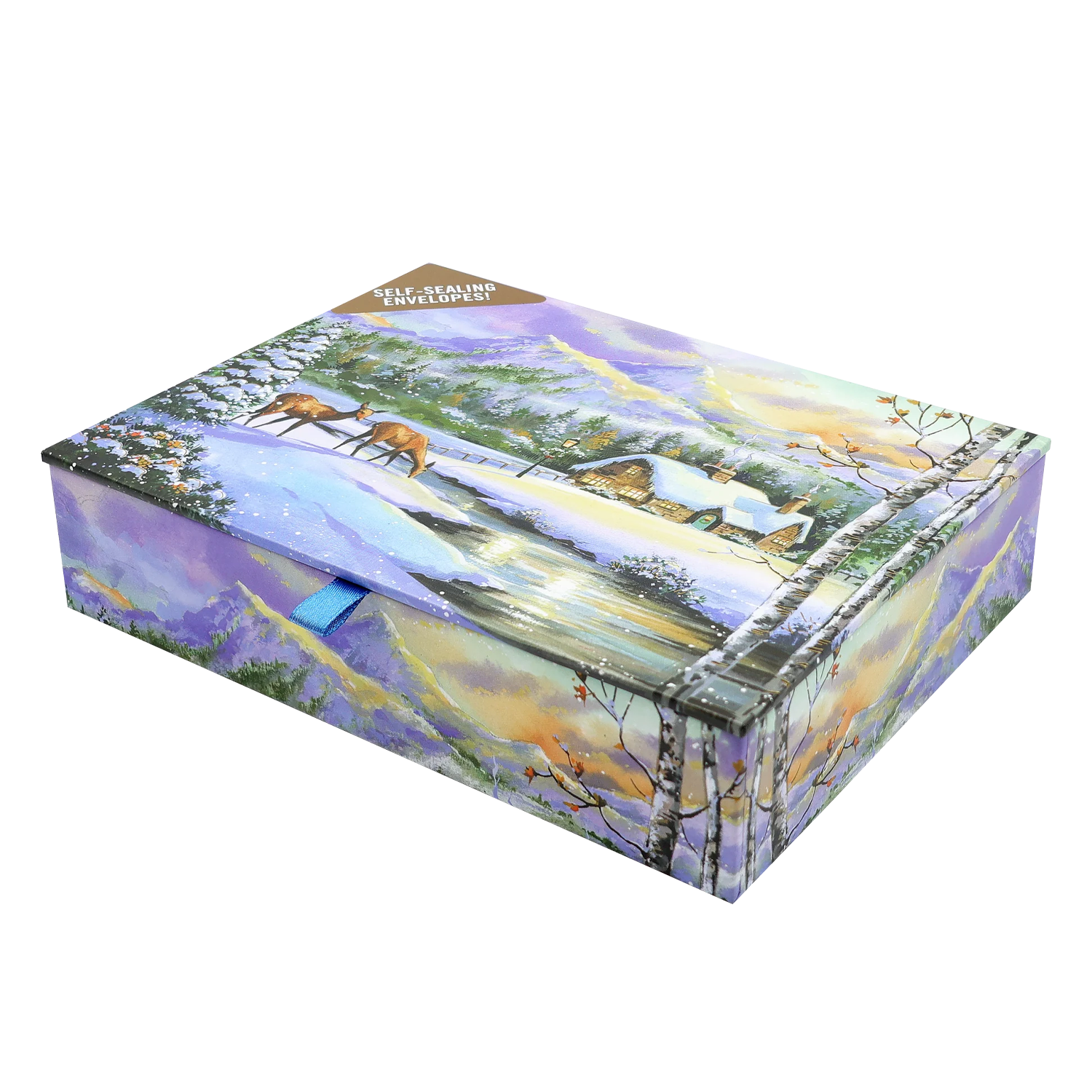 PTR Winter Sunset Deluxe Boxed Holiday Cards