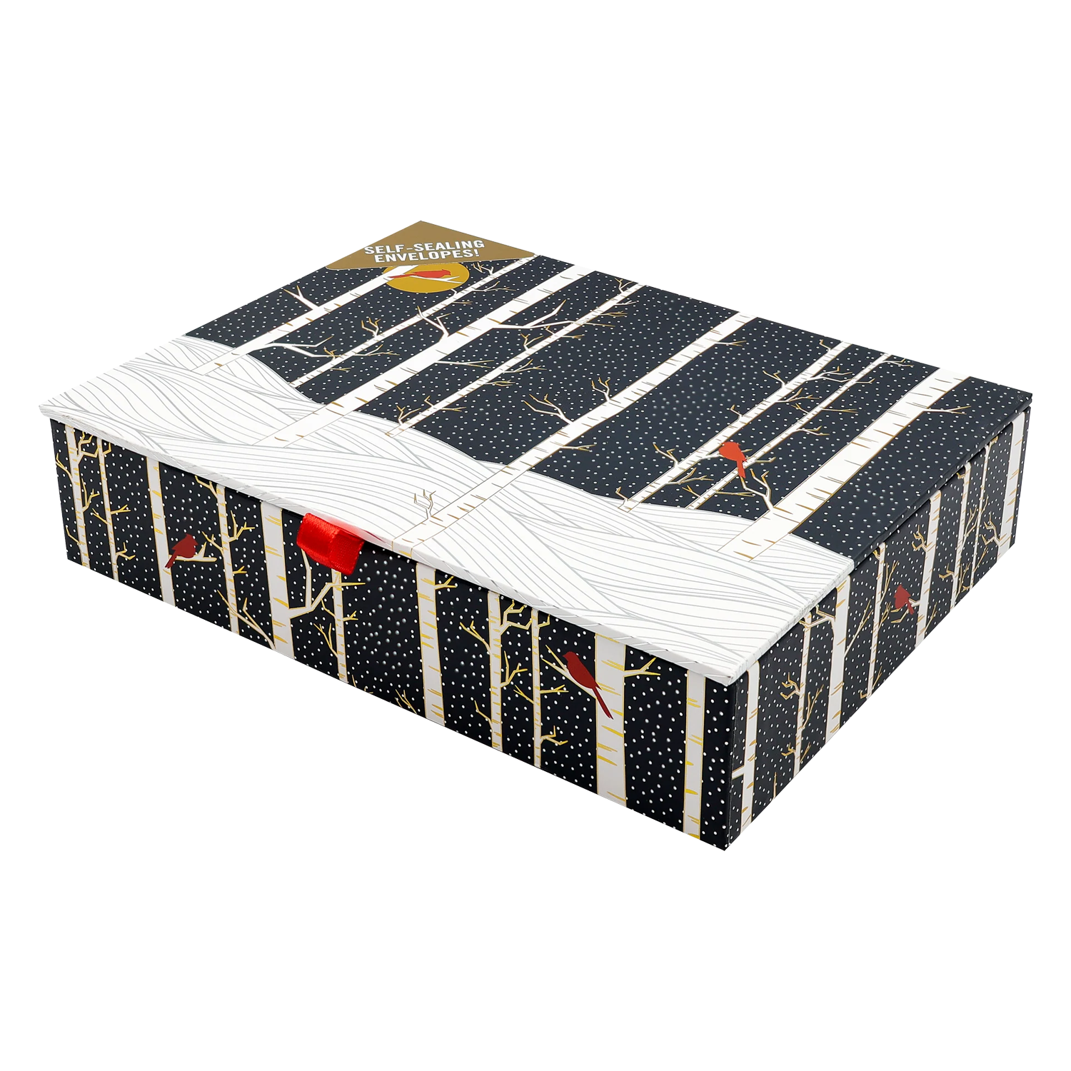 PTR Birch Trees in Winter Deluxe Boxed Holiday Cards