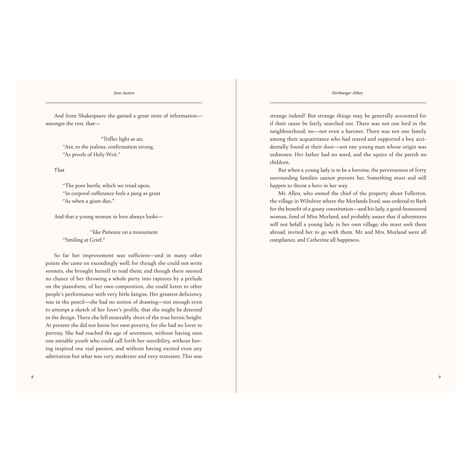 PTR Northanger Abbey - Elegant Masterpiece Library Edition