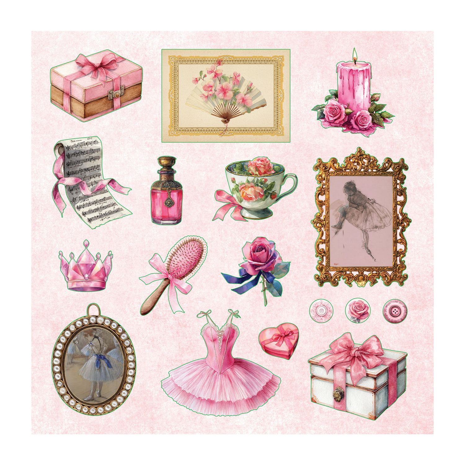 La Petite Coquette Sticker Book