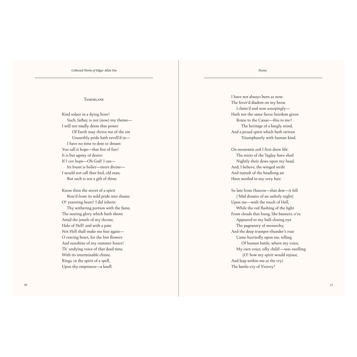 The Collected Works of Edgar Allan Poe Masterpiece Library Edition