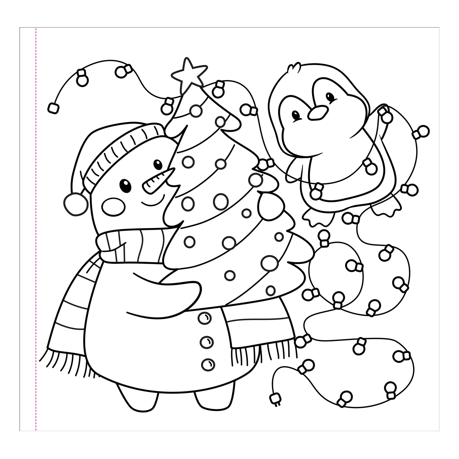 Color Me Cozy Christmas Coloring Book
