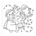 Color Me Cozy Christmas Coloring Book