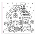 Color Me Cozy Christmas Coloring Book